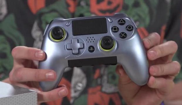 PS4专用SCUF精英手柄开箱 可以随意更换手柄面板